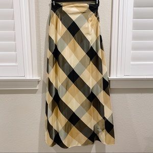 Vintage Dana Buchman Silk Maxi Skirt